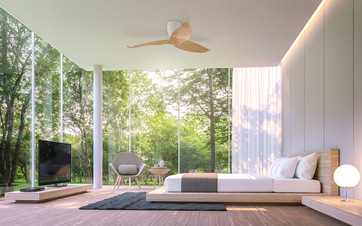 Aeratron Ceiling Fan in Sleeping Room